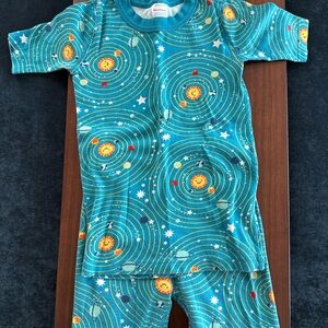 Hanna Andersson Blue Space Kids Pajama Set